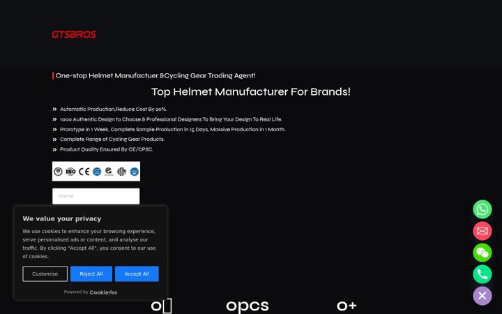 Screenshot of cysltd.com
