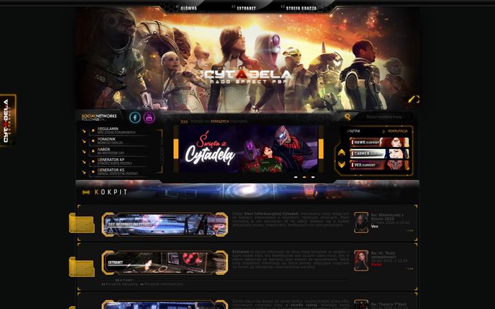 Screenshot of cytadela.eu