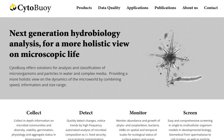 Screenshot of cytobuoy.com