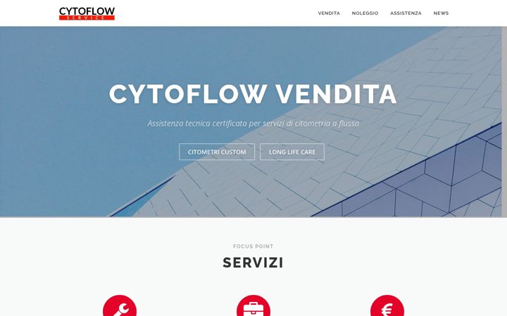 Screenshot of cytoflowservice.com