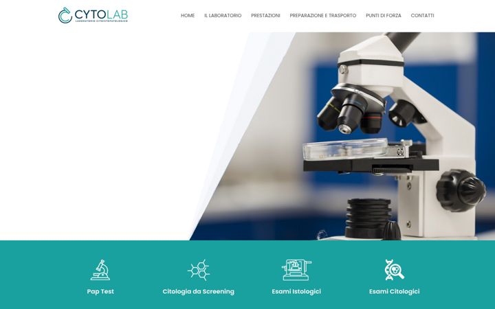 Screenshot of cytolabtasca.it