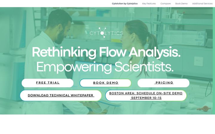 Screenshot of cytolytics.de