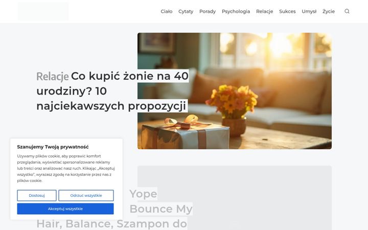 Screenshot of cytoza.pl
