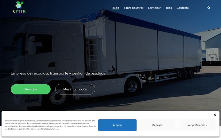 Screenshot of cyttr.com