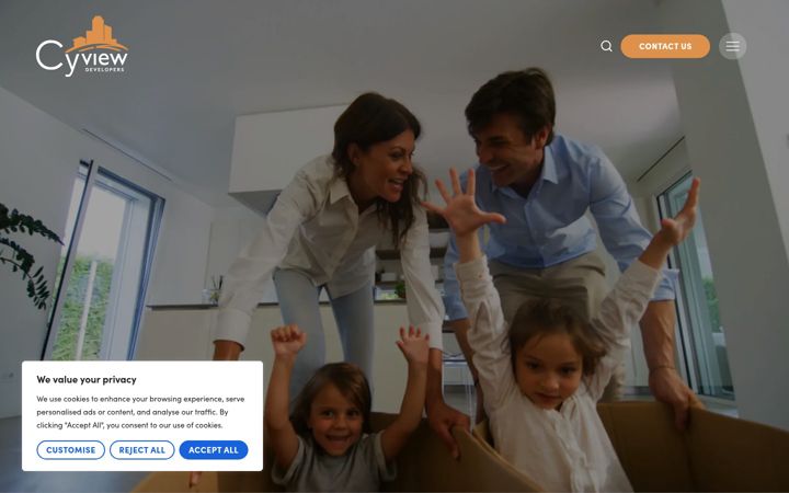 Screenshot of cyview-developers.com