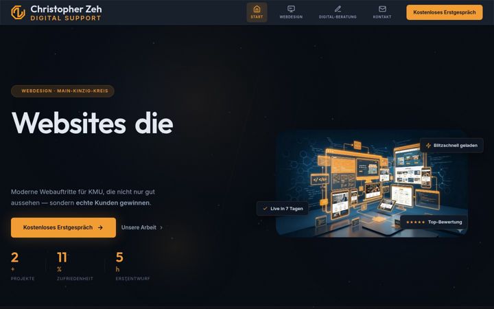 Screenshot of cz-digitalsupport.de
