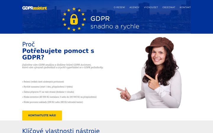 Screenshot of cz-gdpr.eu