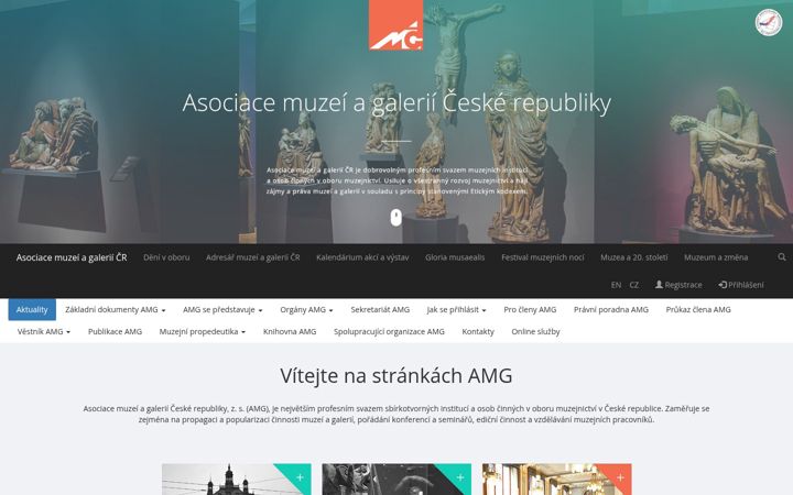 Screenshot stránky cz-museums.cz