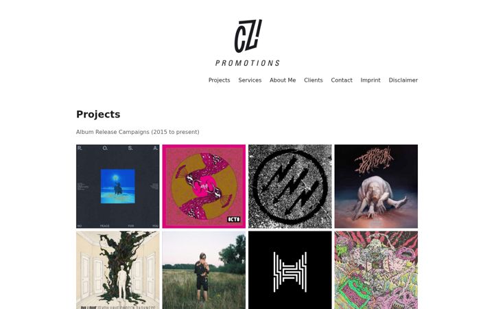 Screenshot of cz-promotions.com