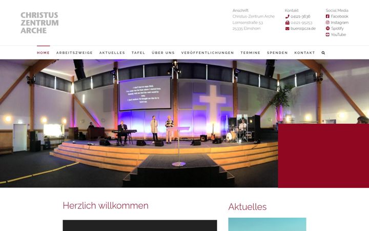 Screenshot of cza.de