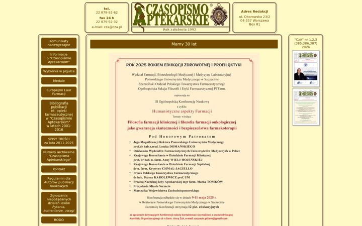 Screenshot of cza.pl