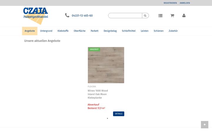 Screenshot of czaja-shop.de
