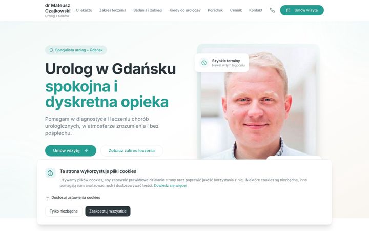 Screenshot of czajkowski.priv.pl