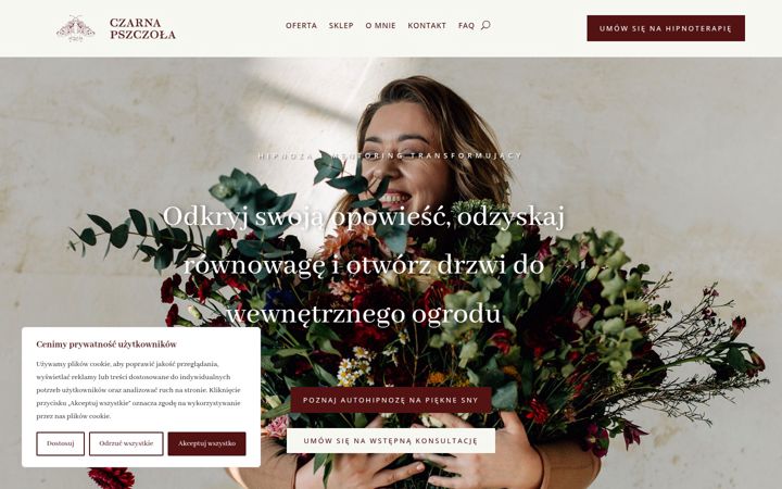 Screenshot of czarnapszczola.buzz