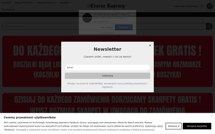 Screenshot of czarnekaptury.pl