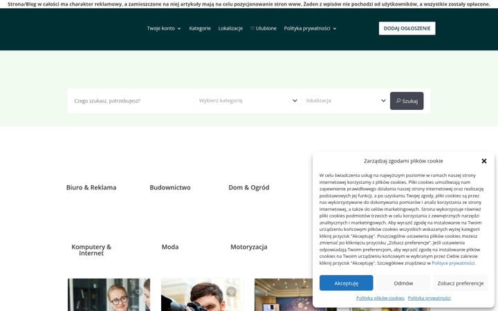 Screenshot of czarnistaniatki.pl