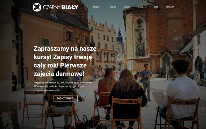 Screenshot of czarnybialy.com.pl
