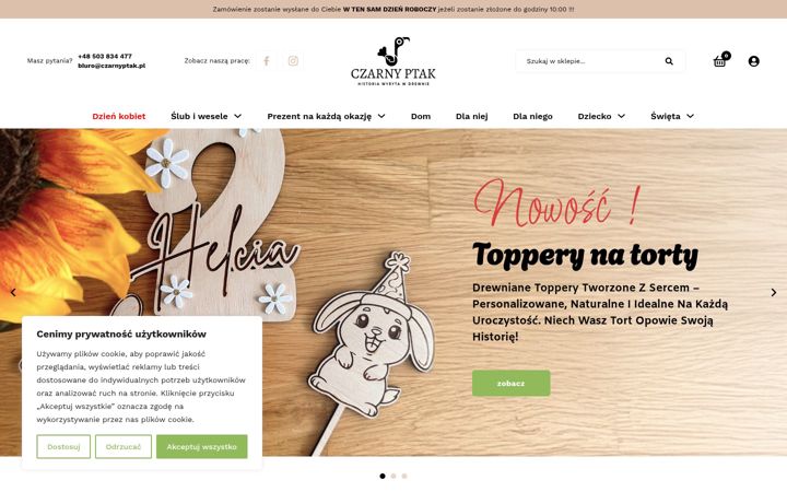 Ekrānuzņēmums no czarnyptak.pl