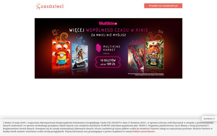 Screenshot of czasdzieci.pl