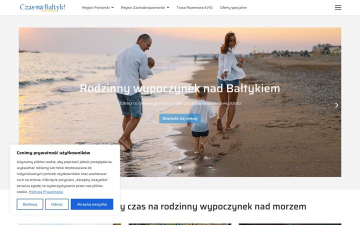 Screenshot of czasnabaltyk.eu