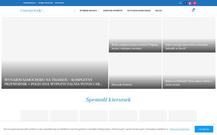 Screenshot di czasnagrecje.pl