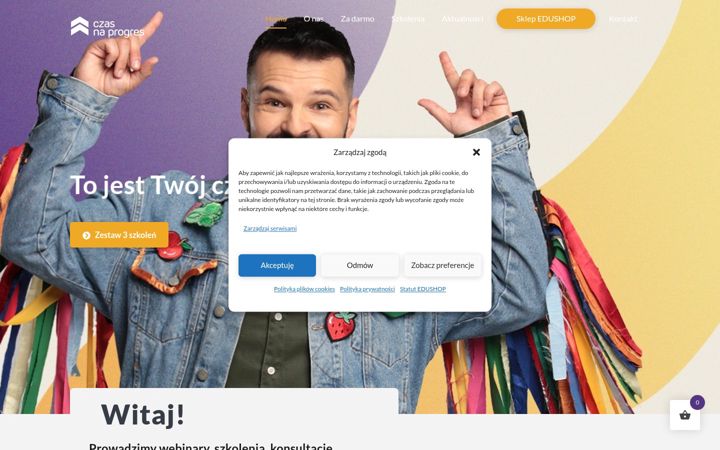 Screenshot di czasnaprogres.com.pl