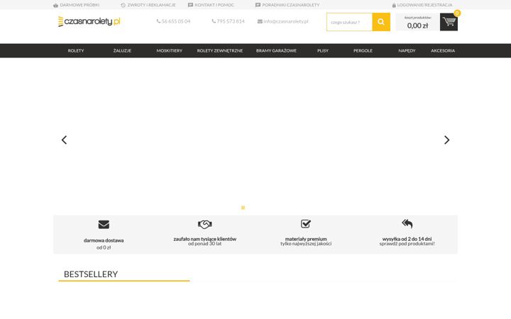 Screenshot di czasnarolety.pl