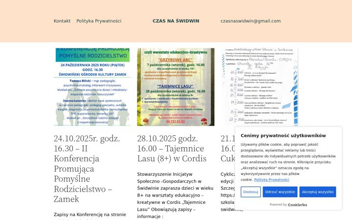Screenshot di czasnaswidwin.pl