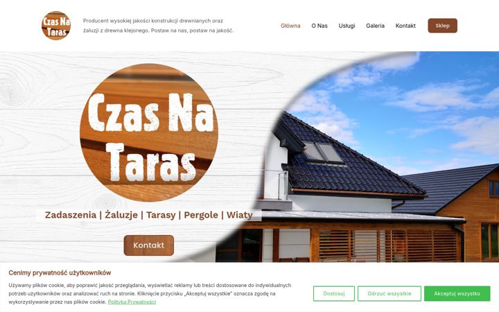 Screenshot di czasnataras.com.pl