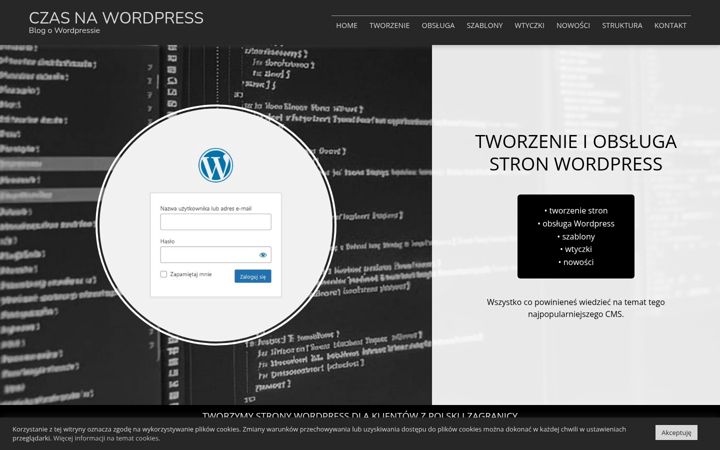 Screenshot di czasnawordpress.pl