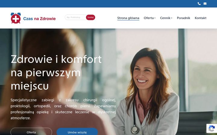 Screenshot von czasnazdrowie24.pl