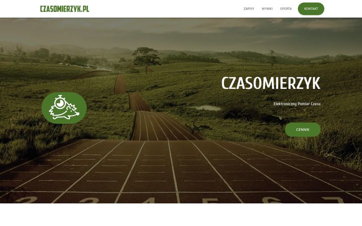 Screenshot of czasomierzyk.pl