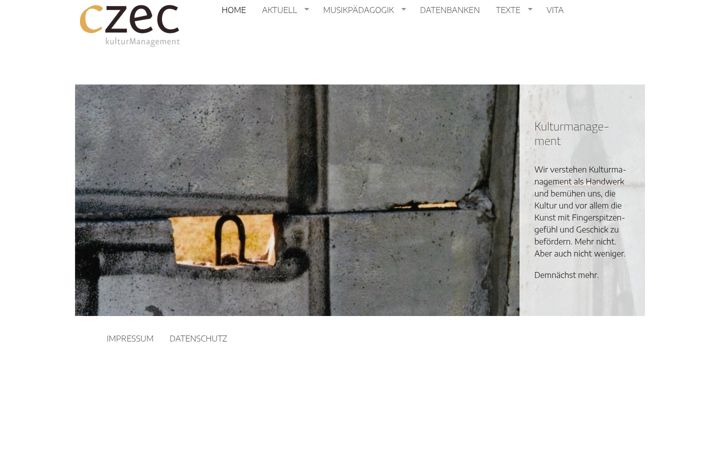 Screenshot of czec.de