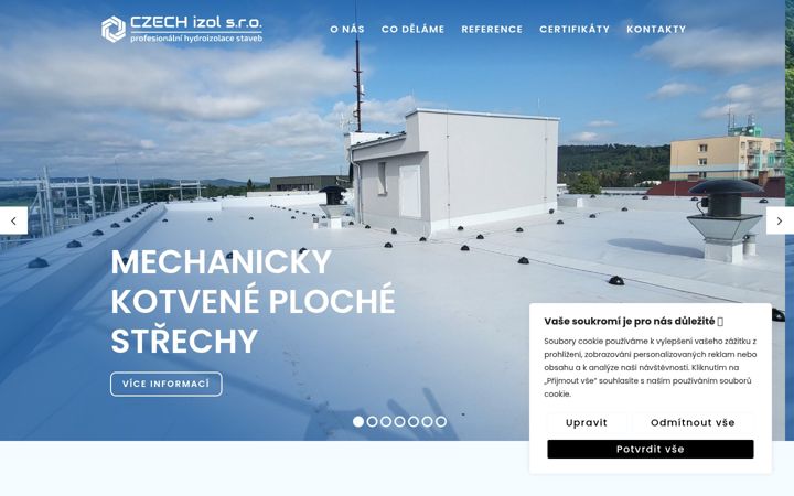 Screenshot van czech-izol.cz