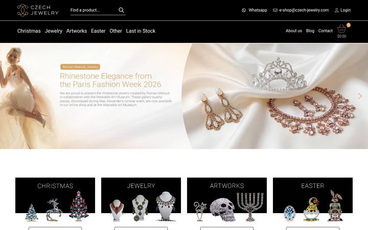 Screenshot of czech-jewelry.com