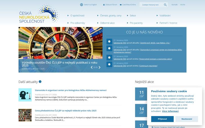 Screenshot van czech-neuro.cz