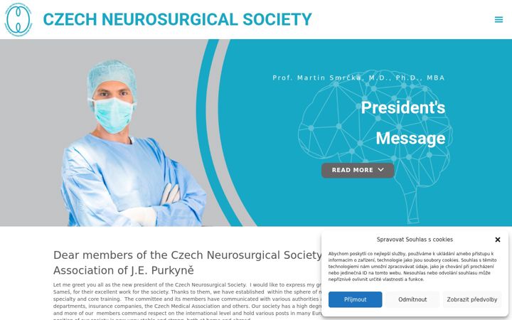 Screenshot van czech-neurosurgery.cz