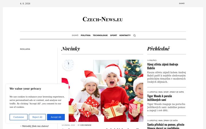 Screenshot of czech-news.eu