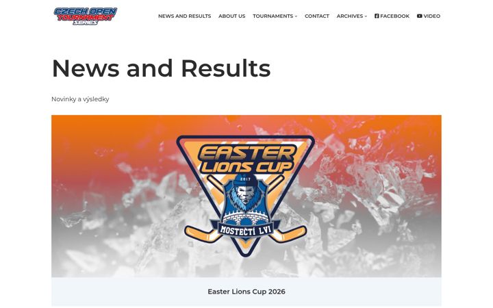Screenshot van czech-open-tournaments.cz