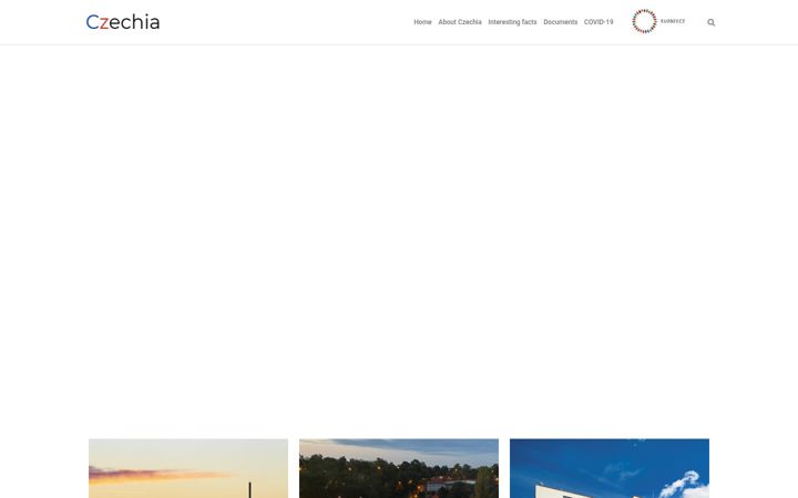 Screenshot stránky czechia.eu
