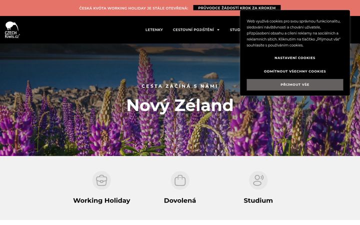 Screenshot stránky czechkiwis.cz