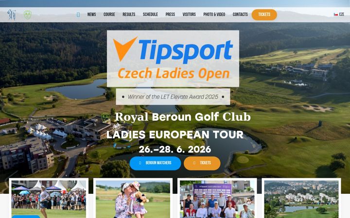 Screenshot of czechladiesopen.com