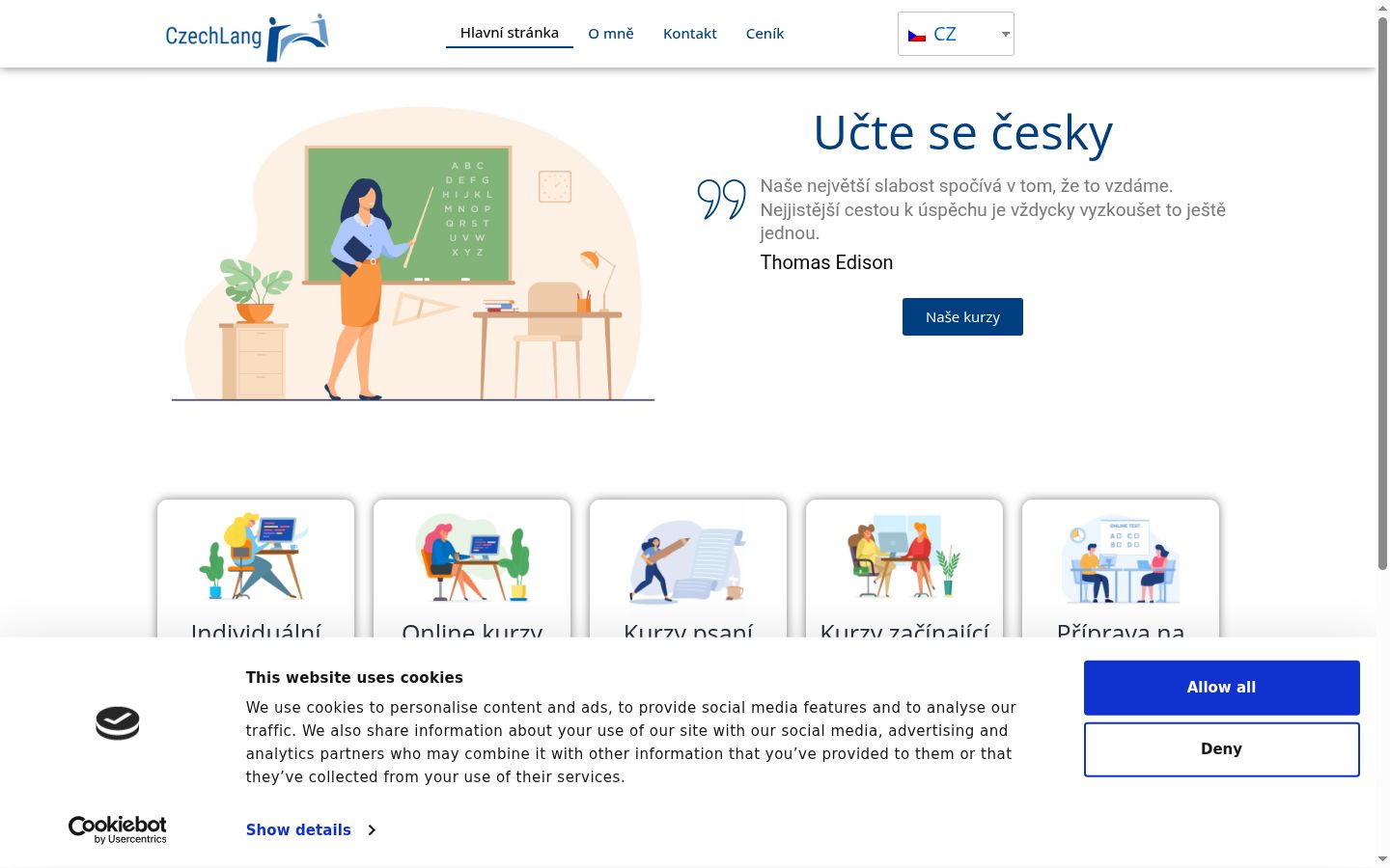 Snímka obrazovky banera súhlasu zobrazeného pred akoukoľvek interakciou