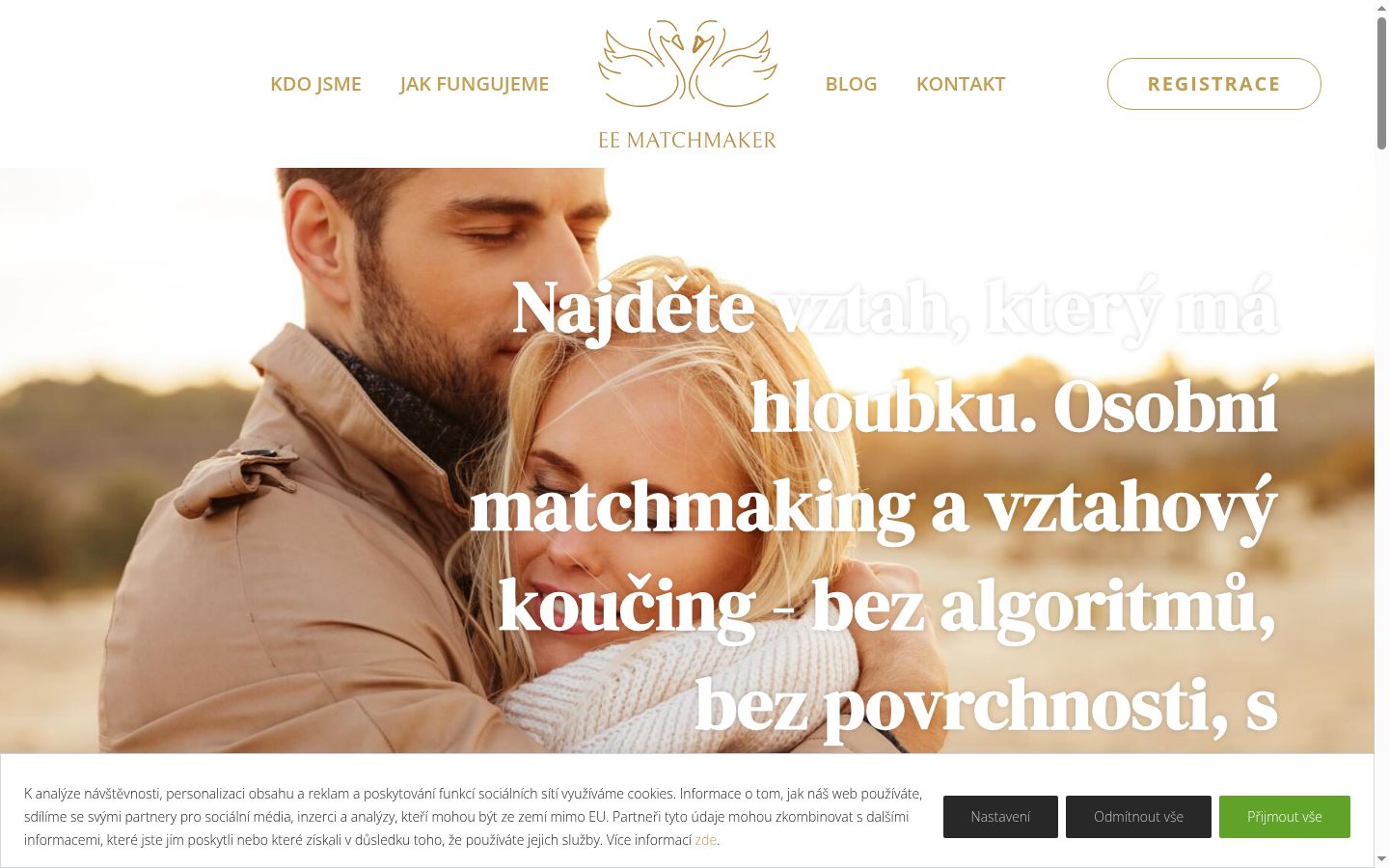 Snímka obrazovky banera súhlasu zobrazeného pred akoukoľvek interakciou