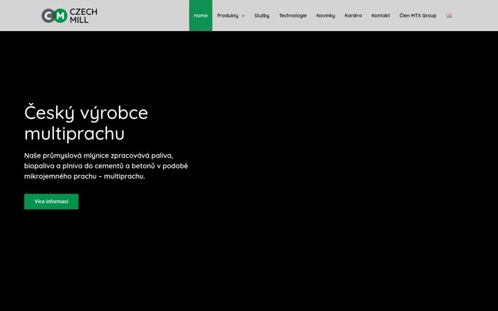 Screenshot of czechmill.eu