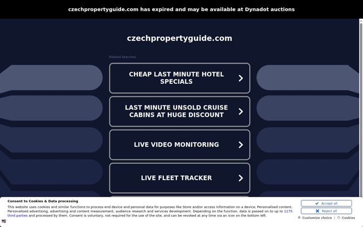 Screenshot of czechpropertyguide.com