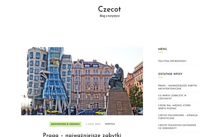 Screenshot of czecot.pl