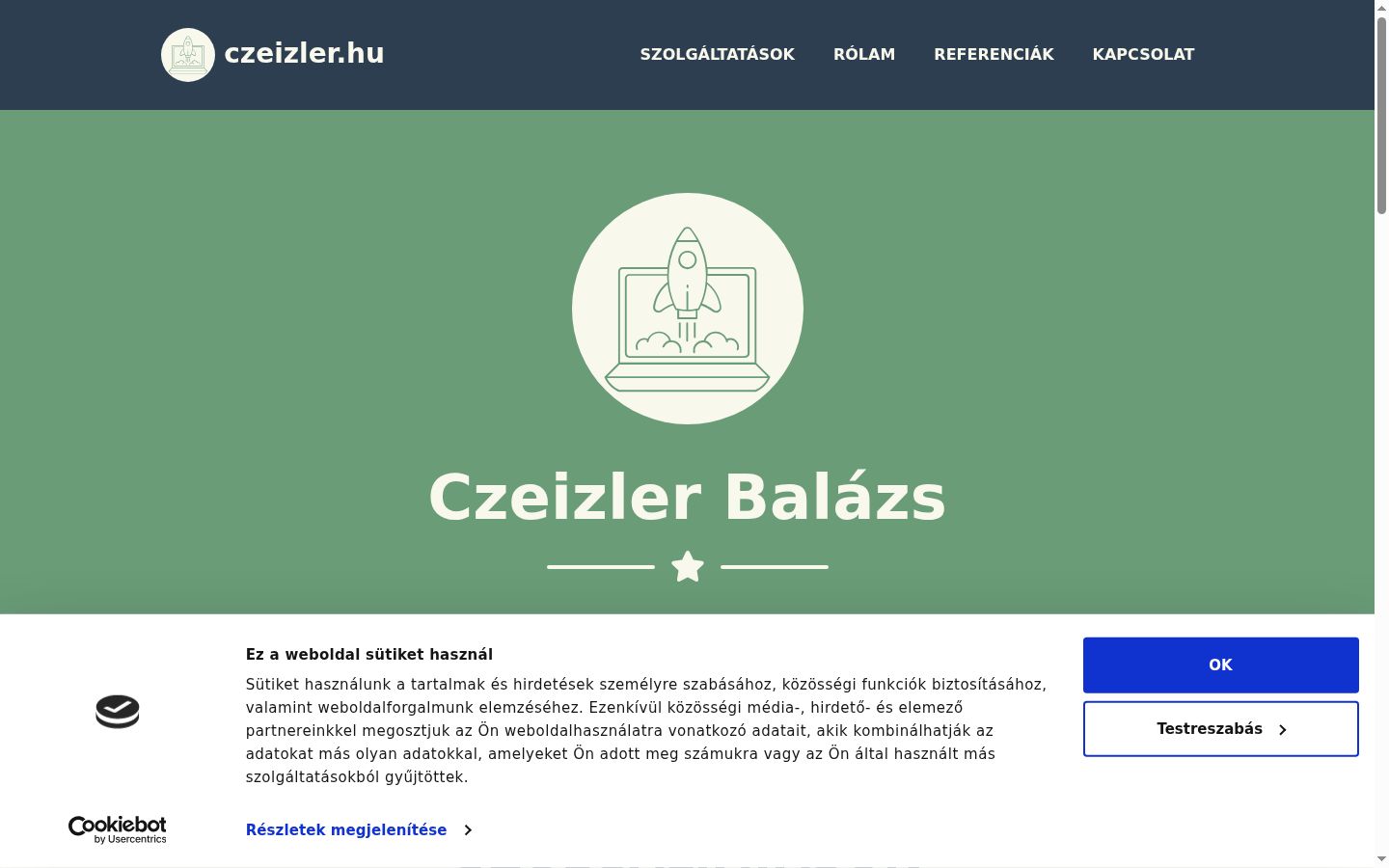 Screenshot des Einwilligungsbanners vor jeglicher Interaktion