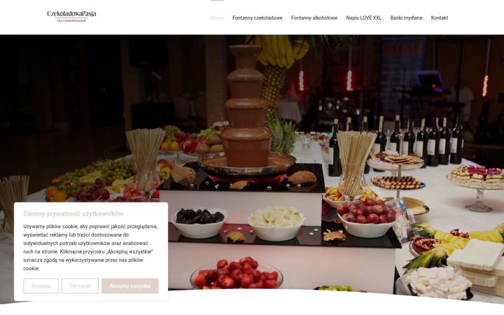 Screenshot of czekoladowapasja.pl