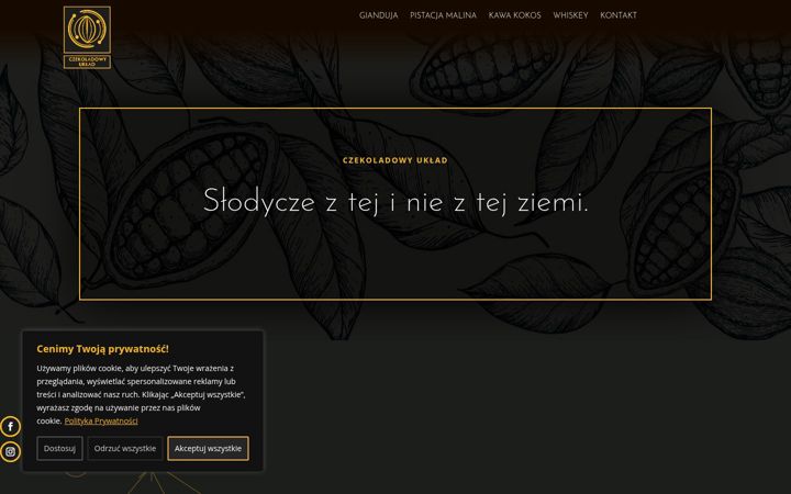 Screenshot of czekoladowyuklad.pl